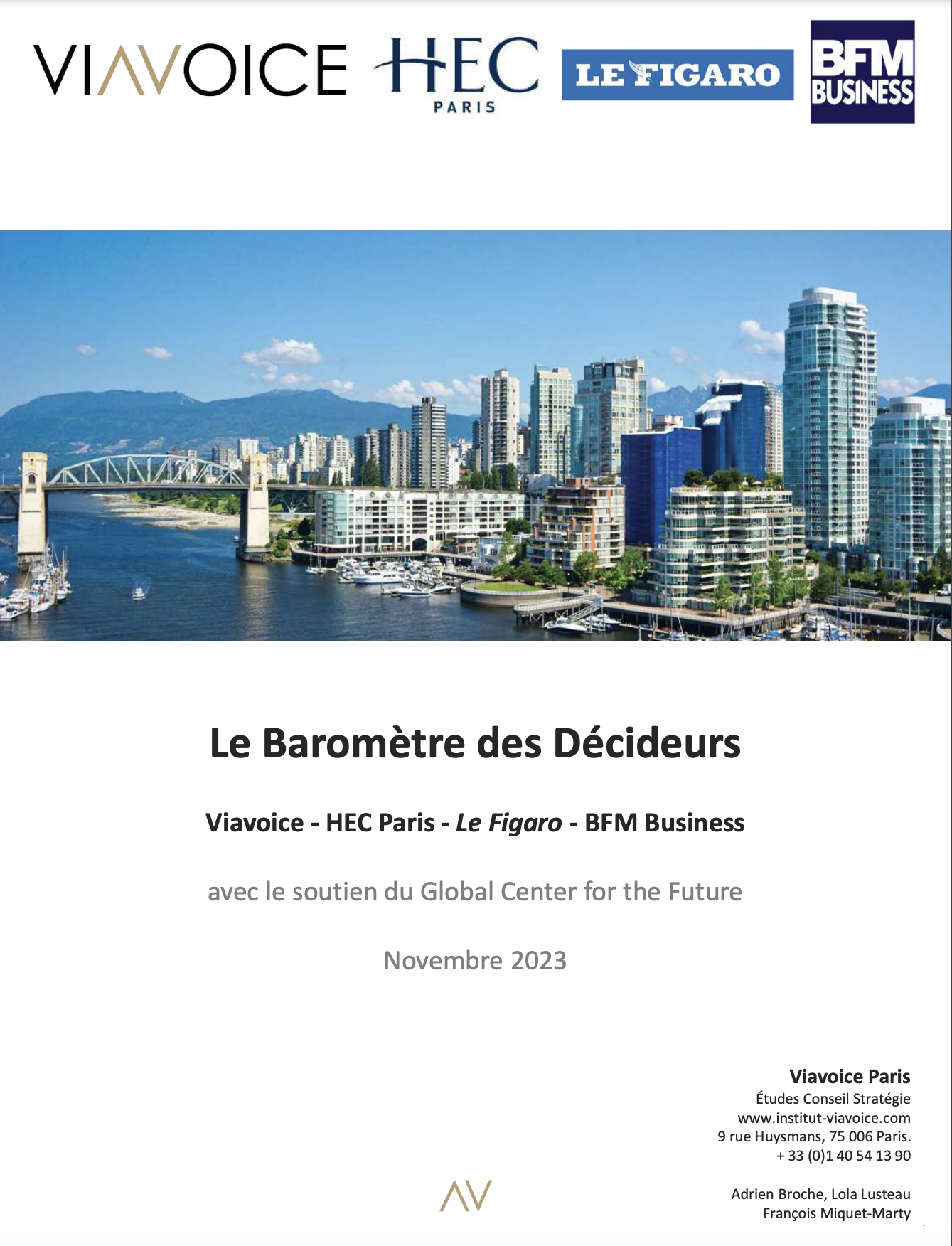 Baromètres des décideurs novembre 2023 pdf