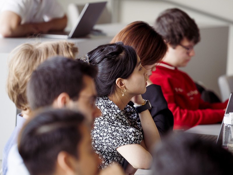 Students in class