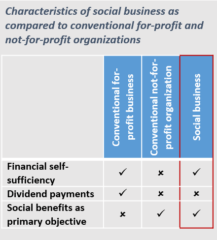 characteristic of social business