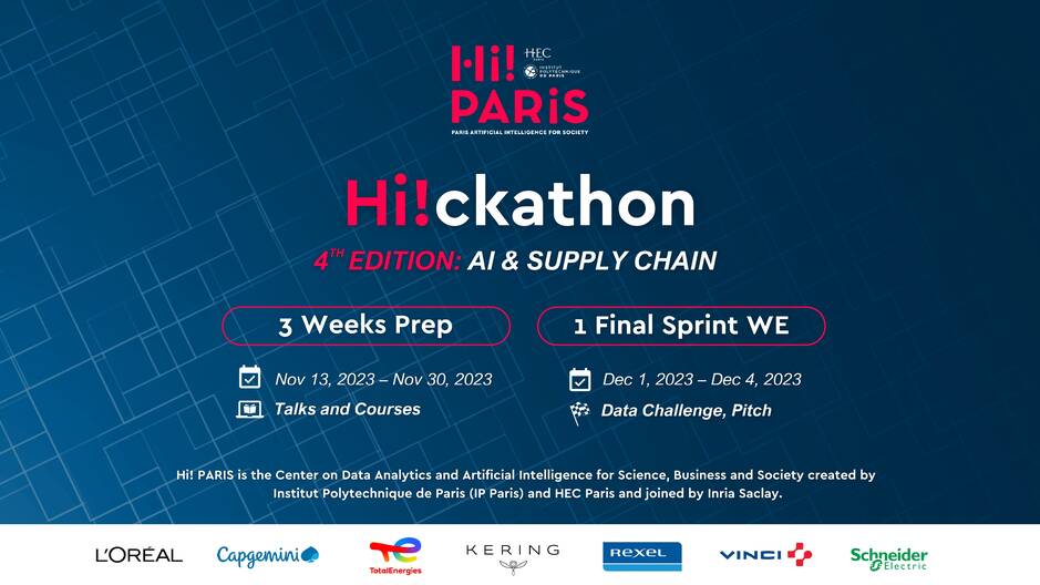 Poster of the Hi!Paris Hi!ckathon 2023